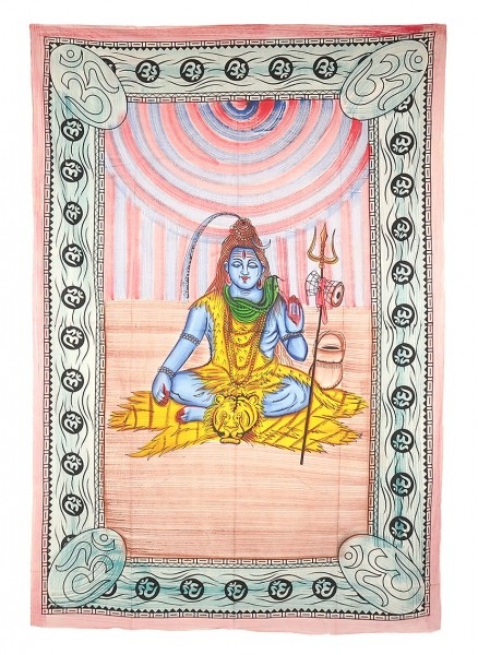 Motivdecke Batik "Shiva"