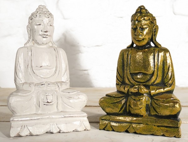 Balsaholz Buddha